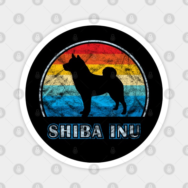 Shiba Inu Vintage Design Dog Magnet by millersye